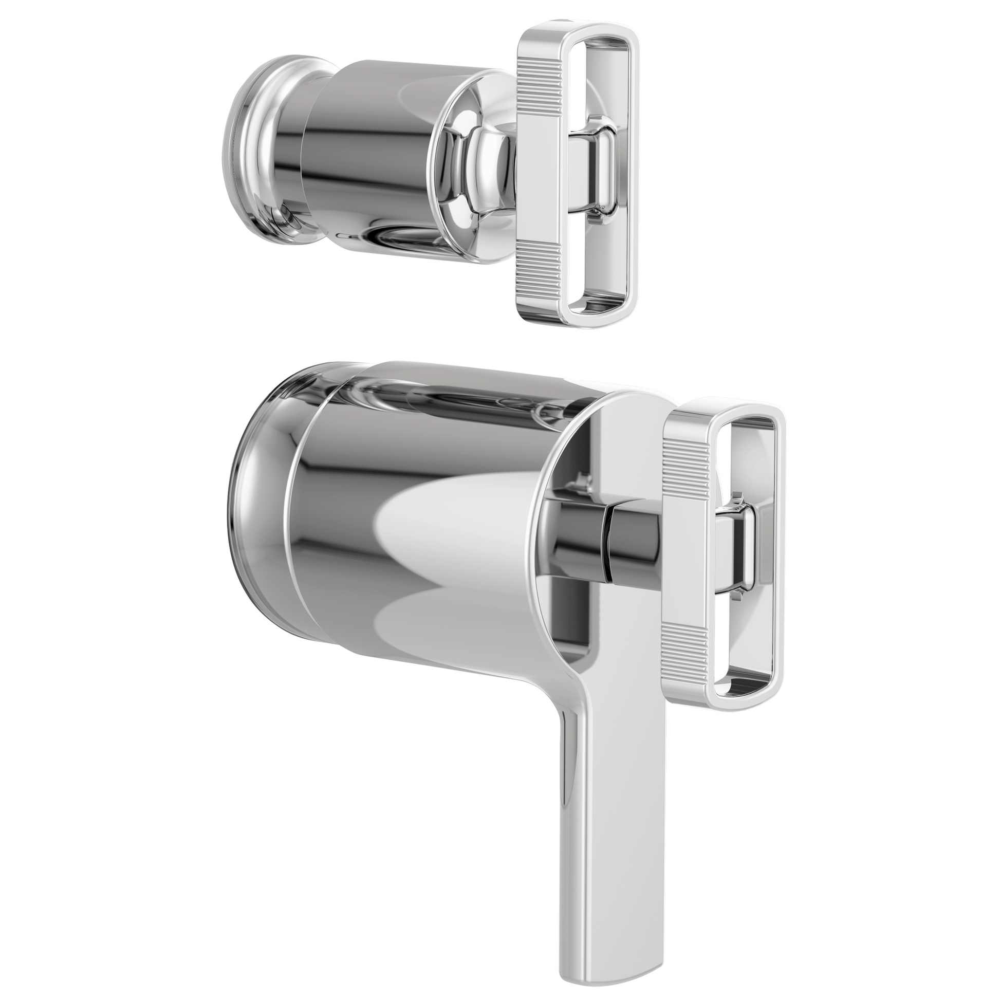 Brizo Kintsu: TempAssure Thermostatic Valve with Diverter Trim Knob Handle Kit