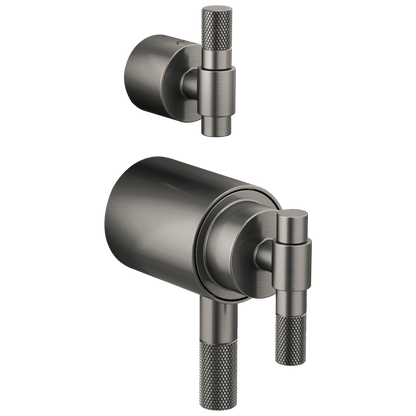 Brizo Brizo Litze: Tempassure Thermostatic Valve With Diverter Trim Handle Kit - T-Lever