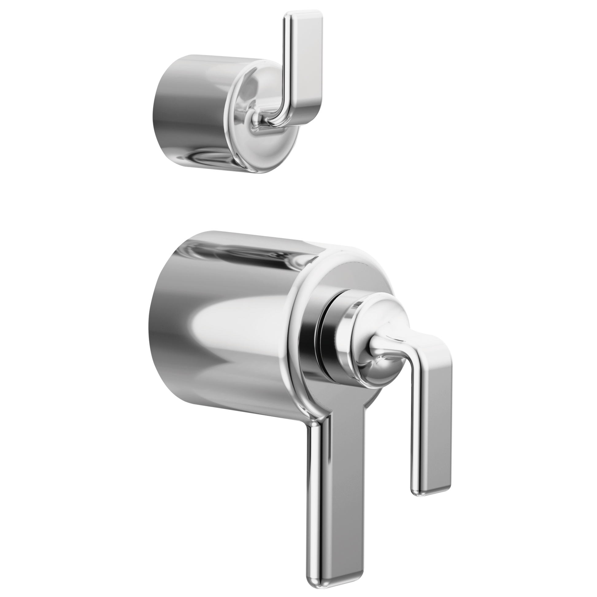 Brizo Allaria: TempAssure Thermostatic Valve Trim with Integrated Diverter Trim Twist Lever Handle Kit