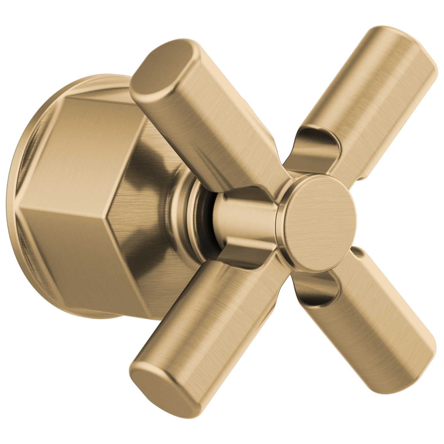 Brizo Invari: Single-Handle Floor Mount Tub Filler Cross Handle Kit