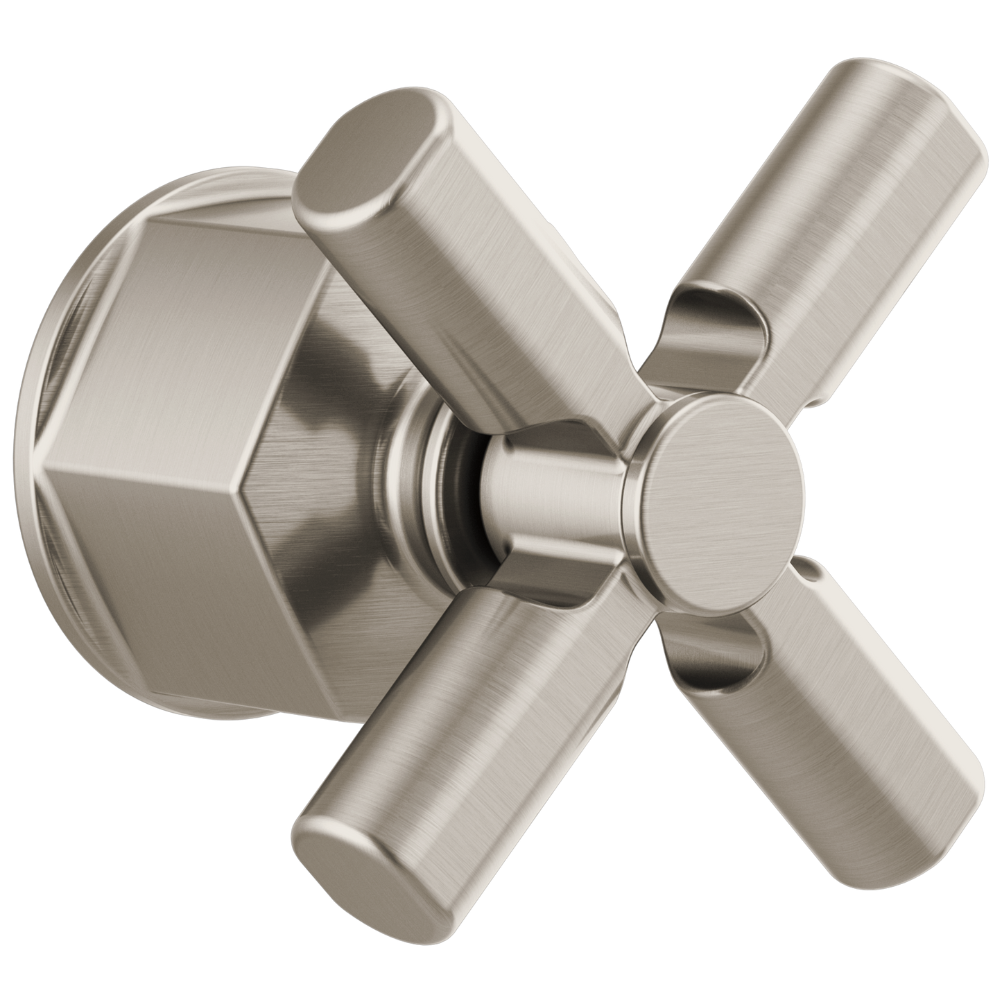Brizo Invari: Single-Handle Floor Mount Tub Filler Cross Handle Kit