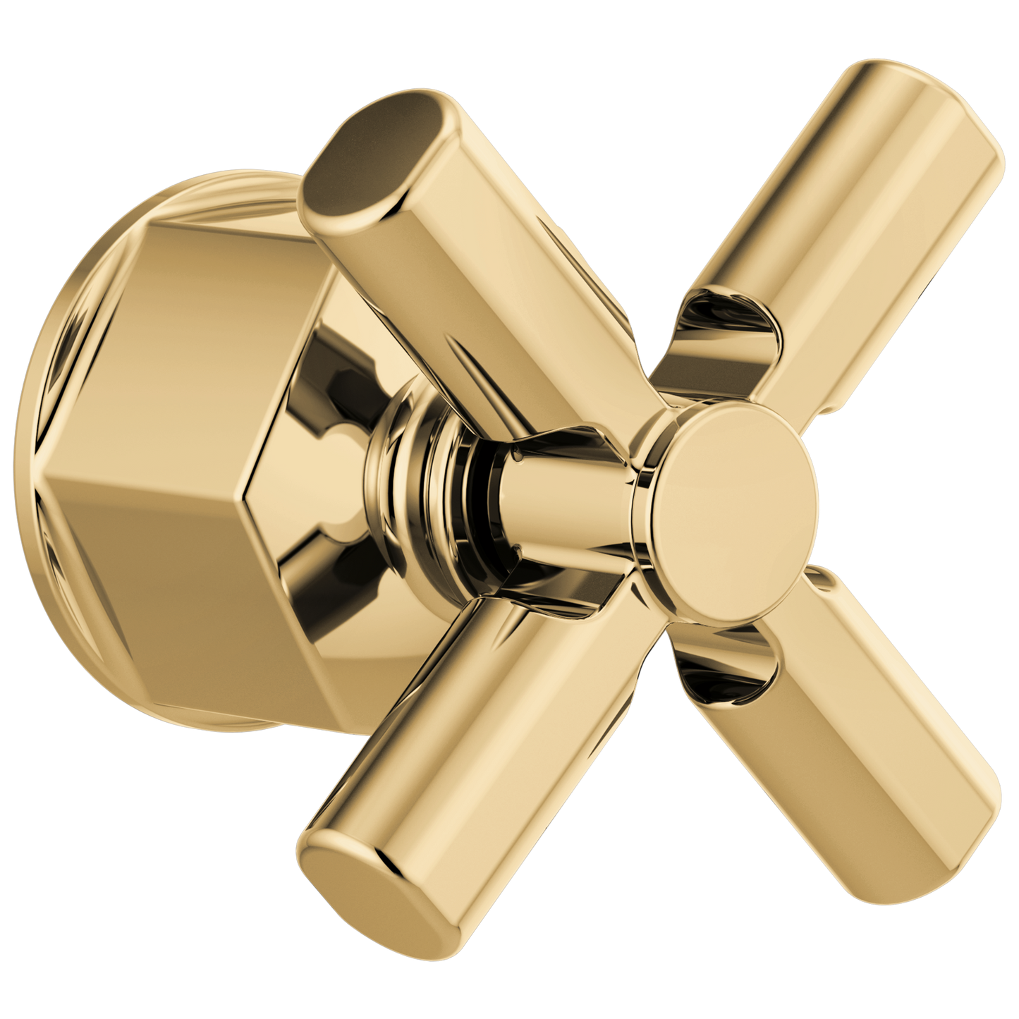 Brizo Invari: Single-Handle Floor Mount Tub Filler Cross Handle Kit