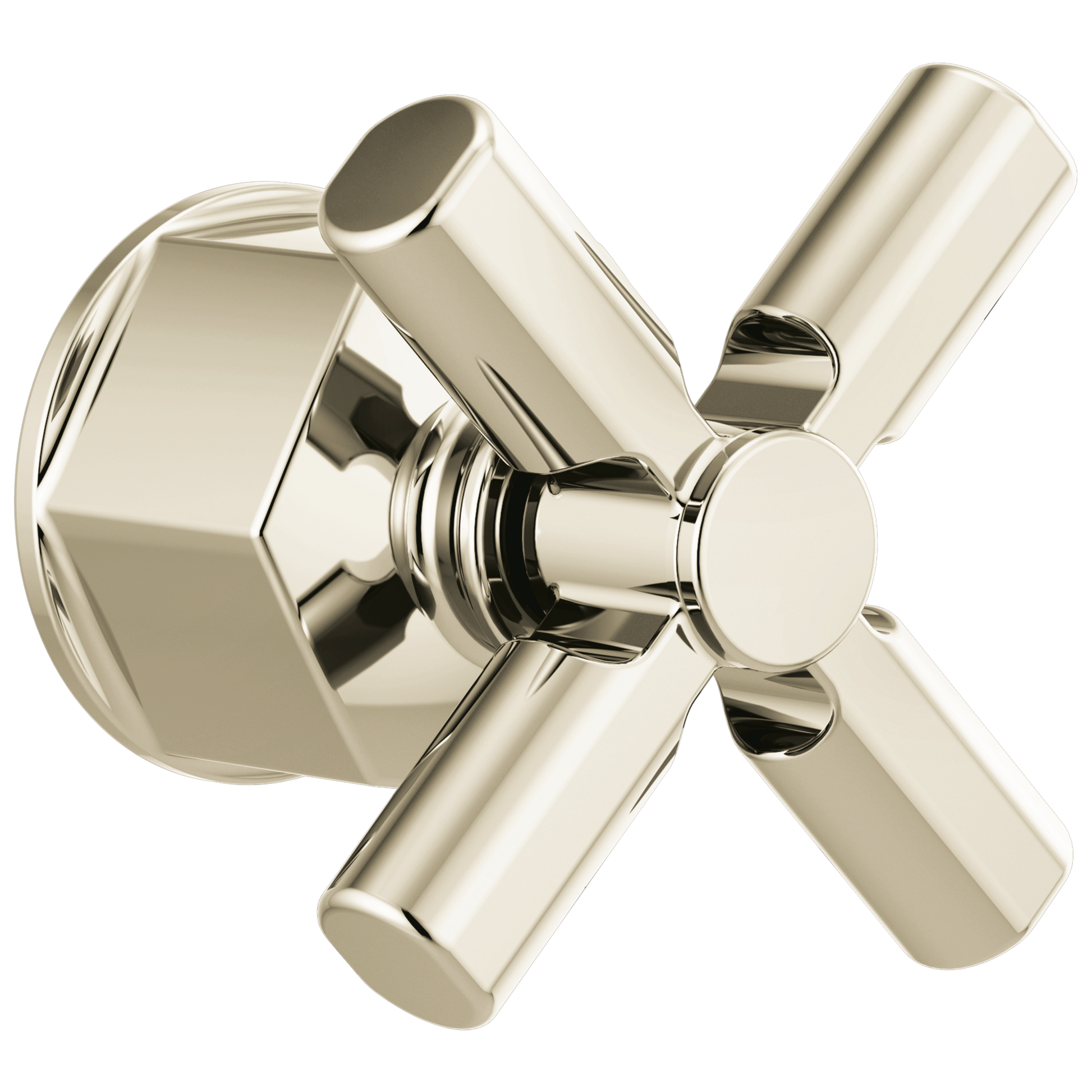 Brizo Invari: Single-Handle Floor Mount Tub Filler Cross Handle Kit