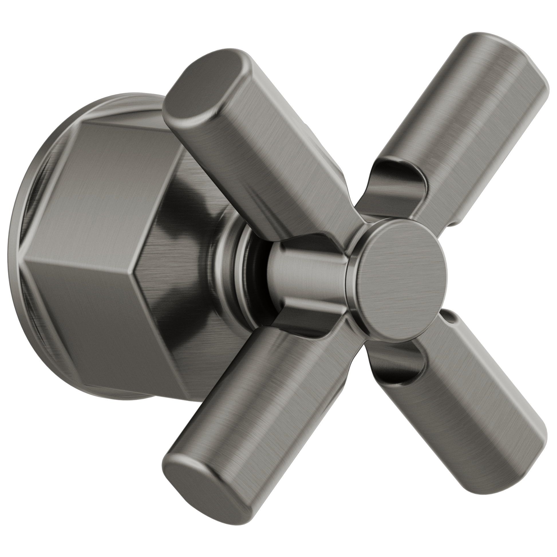 Brizo Invari: Single-Handle Floor Mount Tub Filler Cross Handle Kit
