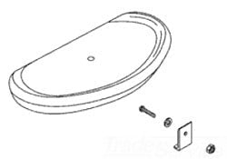 KOHLER K-89970-96 Cover, Tank, Close Couple