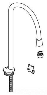 KOHLER K-78513-CP Spt Kit, Gooseneck 2.0 Vr