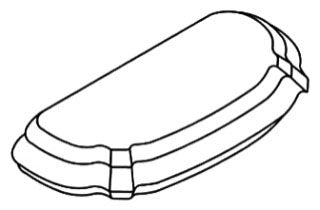 KOHLER K-80625-G9 Cover, Tank