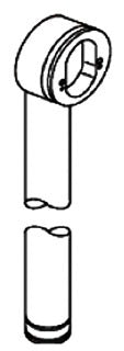 KOHLER K-1005006 Assy,Overflow El & Tube