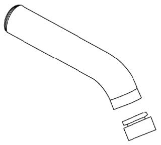 KOHLER K-1016457-CP 35 Deg. Spout Service Kit