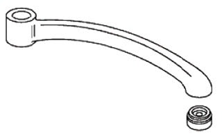 KOHLER K-29850-BN Spout & Aerator Assy