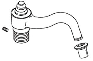 KOHLER K-55940-VF Spout Assy, Bath