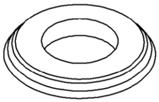 KOHLER K-77175-KB Escutcheon, Spout