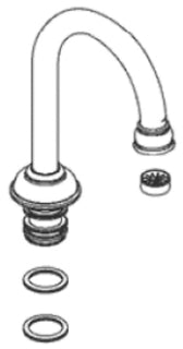 KOHLER K-85749-CP Spout Assembly, Traditional