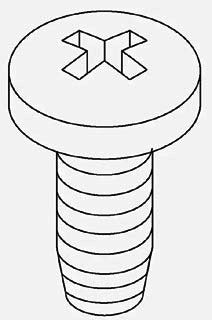 KOHLER K-97879 Screw,#8-32Unc-2A X .375