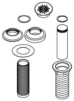 KOHLER K-1071974-BGD Grid Drain W/O Overflow