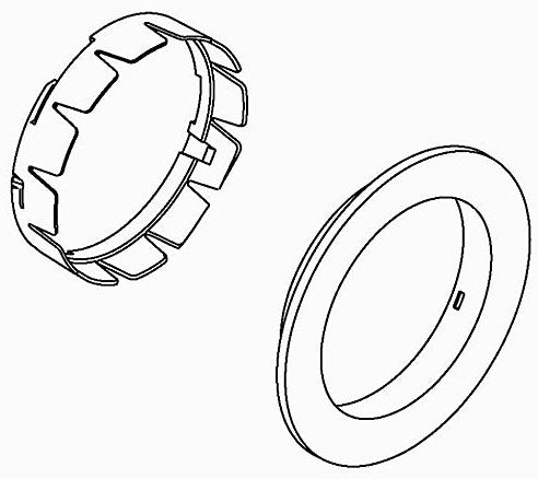 KOHLER K-1081347-G Assy, Escutcheon