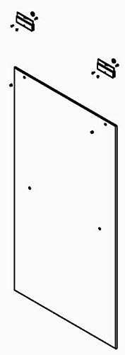 KOHLER K-1086620-SHP-GC05 Assembly, Rear Panel Bypass