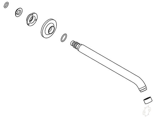 KOHLER K-1097736-CP Spout Assembly