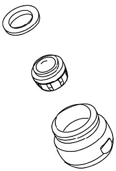 KOHLER K-1103463-AF Aerator Kit, 1.5 Gpm
