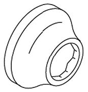 KOHLER K-76310-BRZ Flange, 1 1/2  Od