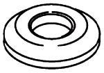 KOHLER K-77325-BRZ Escutcheon, Threaded