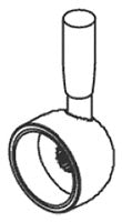KOHLER K-85894-BL Handle, Assembly, Contemporary