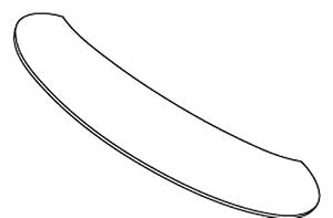 KOHLER K-97558-B Acrylic Plate (Ivory)