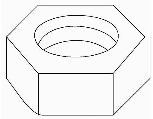 KOHLER K-23094 Nut, .25-20Unc-2B