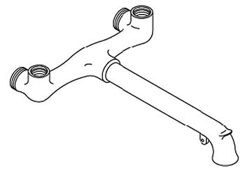 KOHLER K-34506-CP Body & Spout Assy