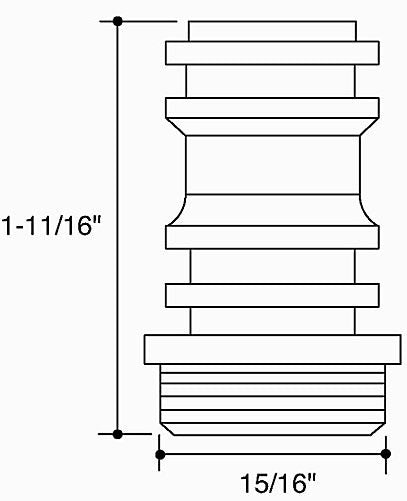 KOHLER K-38686-RP Swing Spout Post Assy
