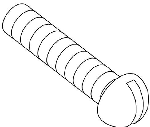 KOHLER K-49897-BC Lifter Adj. Screw 10 - 24 Slotted Round