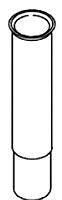KOHLER K-52703 Tube, Overflow