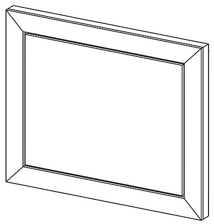 KOHLER K-1216320-R3-1WC Dwr Frt 12X9 W/Screws, Jacquard™ Right 3