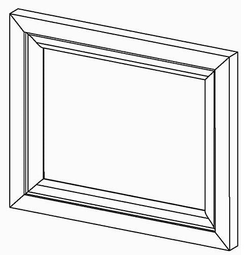 KOHLER K-1216340-D3-1WA Dwr Frt 12X9 W/Screws, Damask™ Middle 3