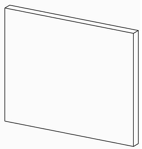 KOHLER K-1216354-D3-1WA Dwr Frt 12X9 W/Screws, Poplin™ Middle 3