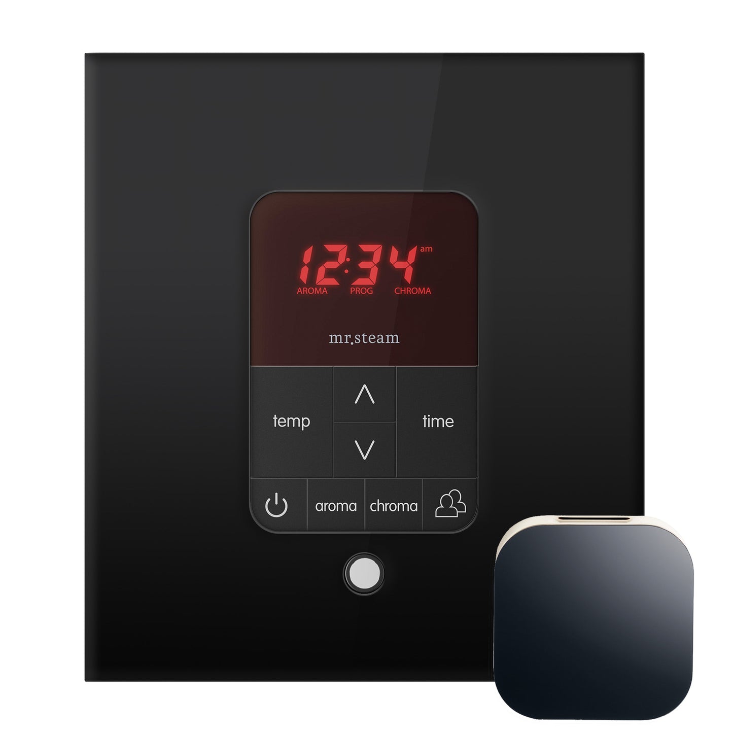 Mr. Steam MSITPLUSSQ-BK iTempoPlus® Square in Black