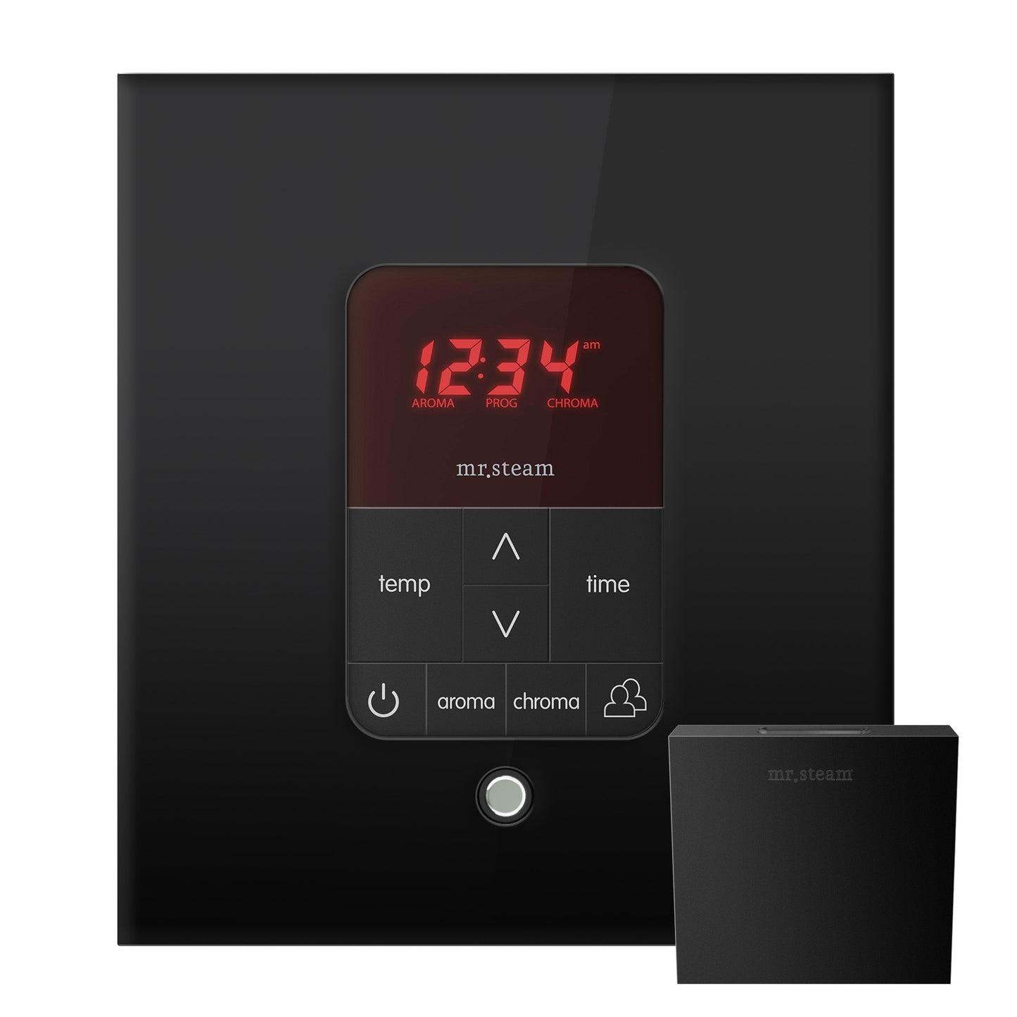 Mr. Steam MSITPLUSSQ-MB iTempoPlus® Square in Matte Black