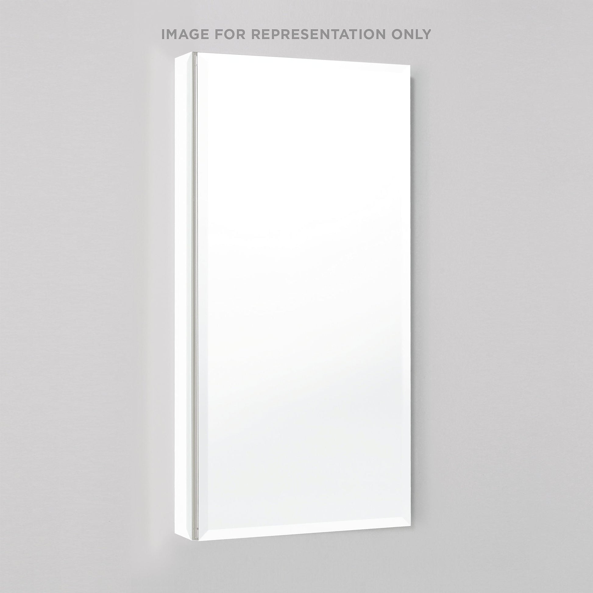 M Series 15-1/4" x 39-3/8" x 6" flat top cabinet with bevel edge, right hinge and electric