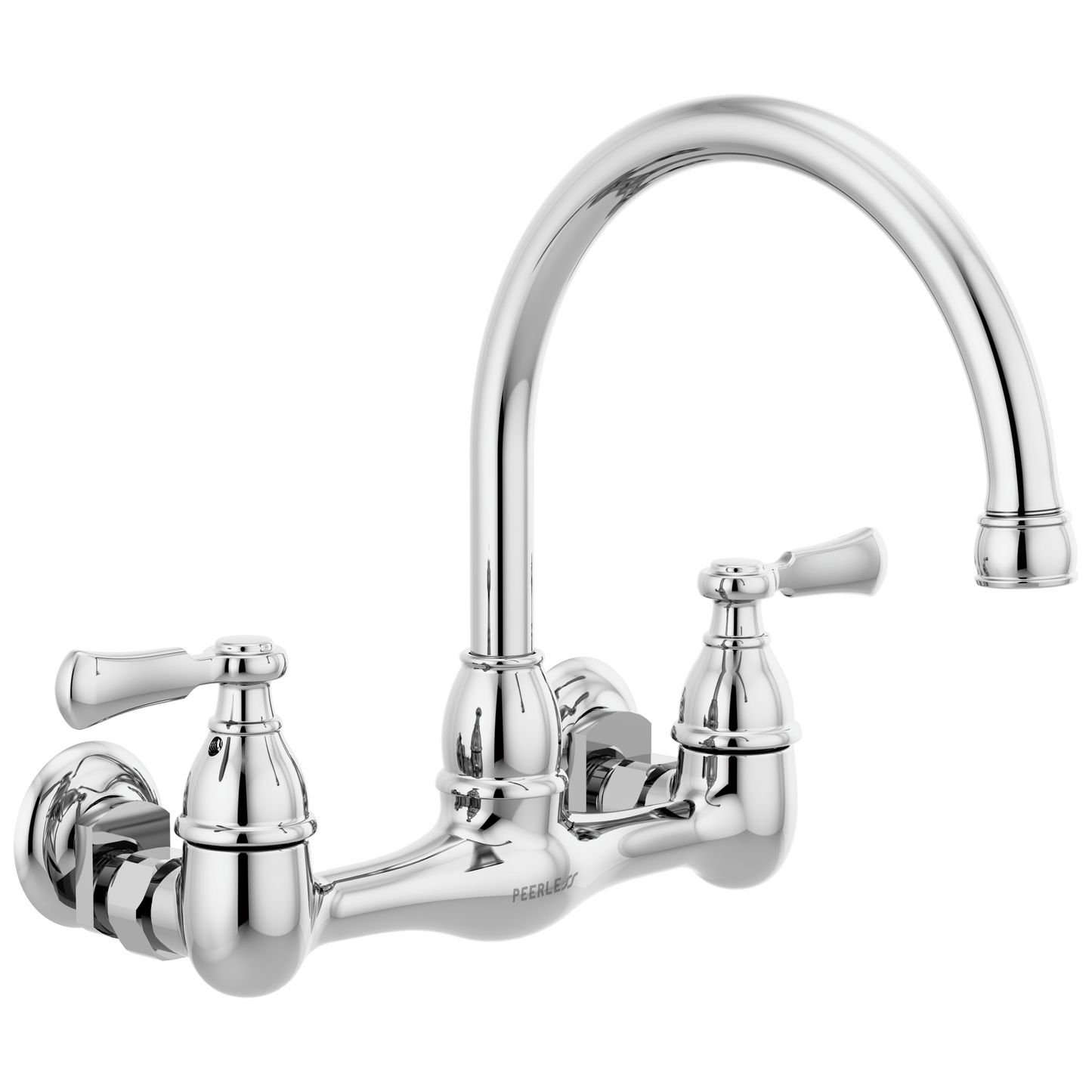 Peerless Elmhurst: Two-handle wall-mount kitchen faucet