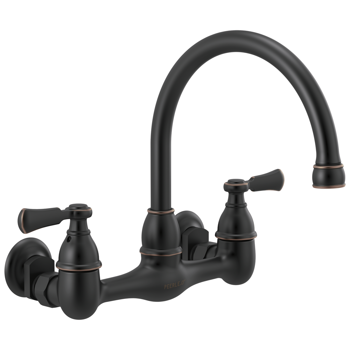 Peerless Elmhurst: Two-handle wall-mount kitchen faucet