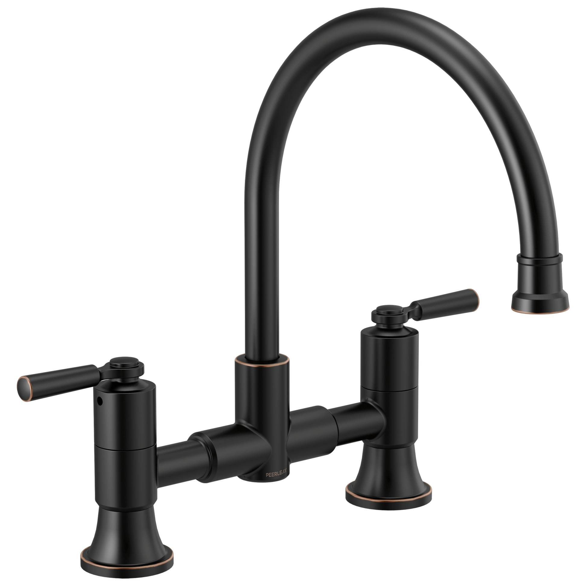 Delta P2923LF Westchester Two Handle Bridge Kitchen Faucet