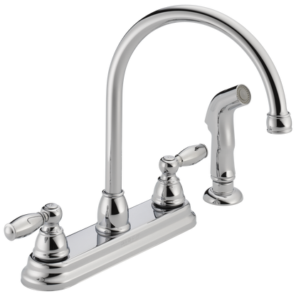 Delta P299575LF Claymore Two Handle Kitchen Faucet