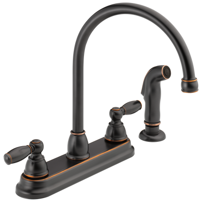 Delta P299575LF Claymore Two Handle Kitchen Faucet