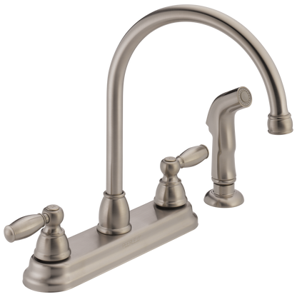 Delta P299575LF Claymore Two Handle Kitchen Faucet