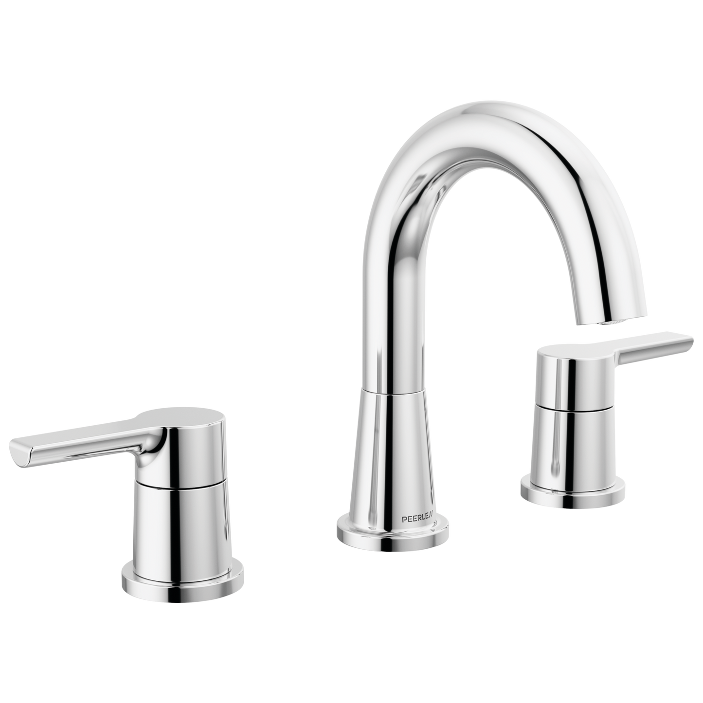 Peerless Flute: Two Handle Widespread Lavatory Faucet