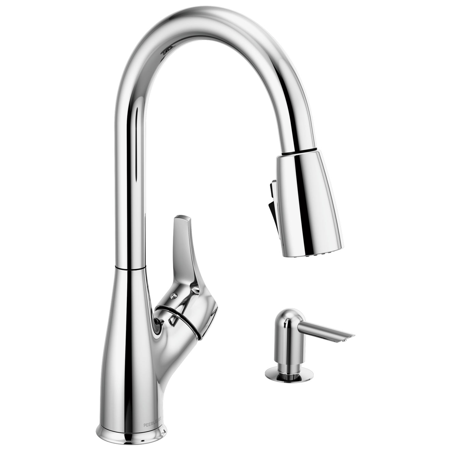 Delta P7923LF-SD-W Apex Single Handle Pull-Down Kitchen Faucet