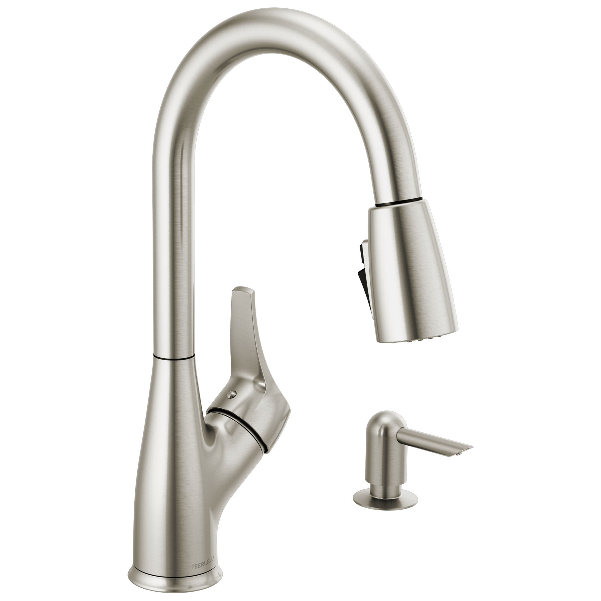 Delta P7923LF-SD-W Apex Single Handle Pull-Down Kitchen Faucet
