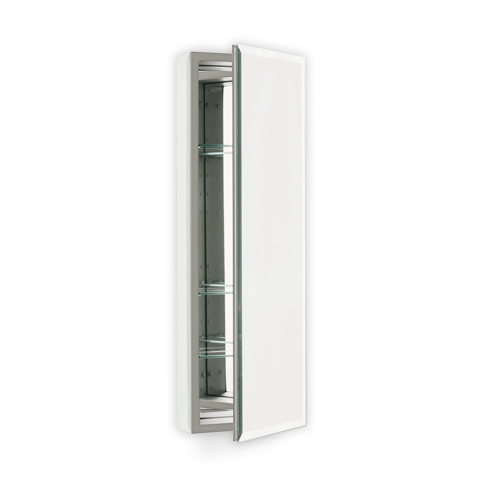 PL Series 19-1/4" x 39-3/8" x 4" flat top cabinet with bevel edge, non-handed (reversible), black interior and non-electric