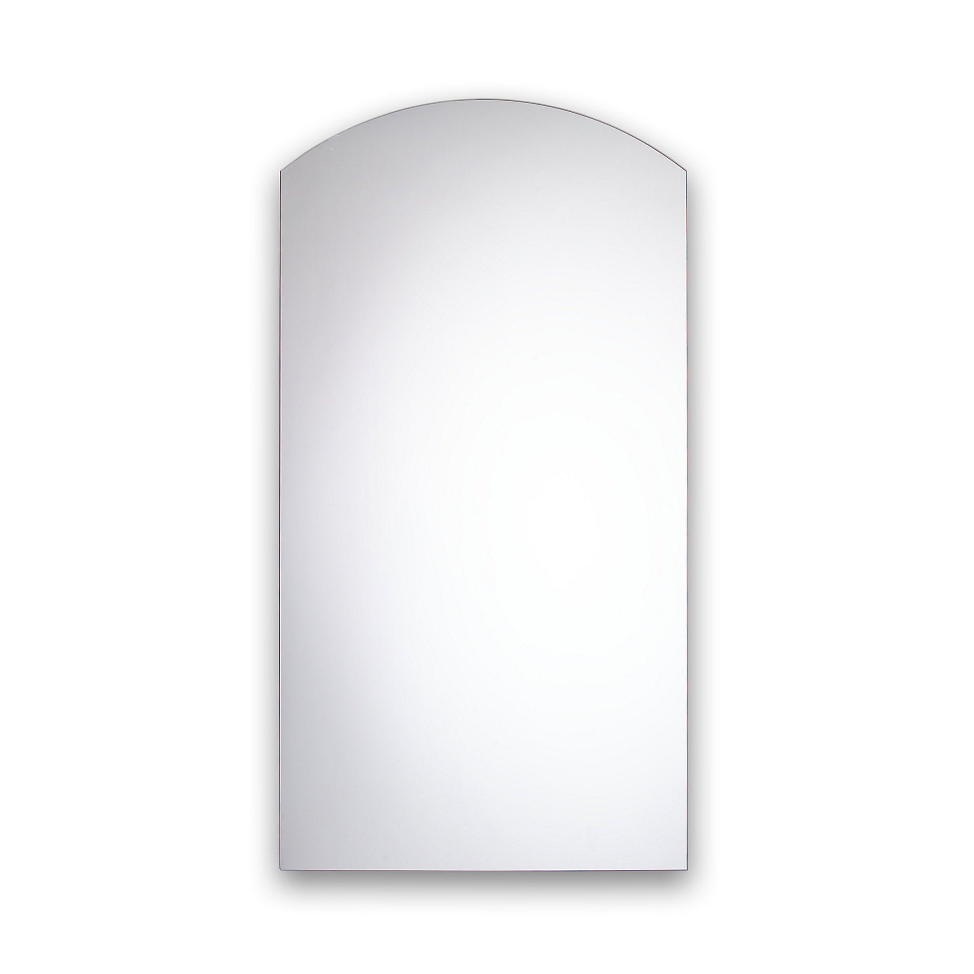 PL Series 23-1/4" x 34" x 4" arch top cabinet with bevel edge, right hinge, black interior and electric