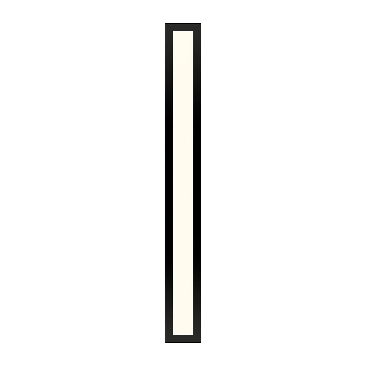 Profiles 3-1/2" x 30" x 4-5/8" framed lighting in matte black with 2700 kelvin temperature (warm light)